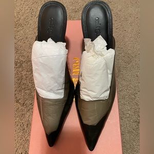 Cult Gaia Black Carmen Mules - Never Worn - Size 8